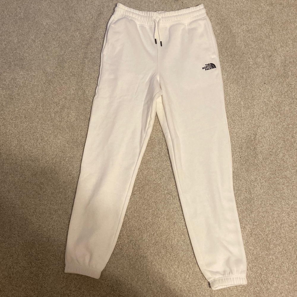 North face sweatpants! Size- xs, Color- white